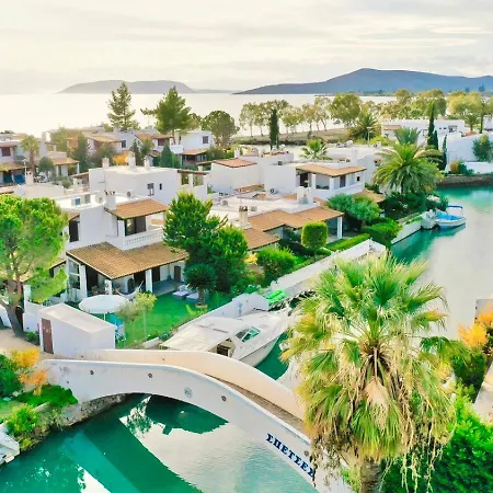 Villasonboard Dock 3 Bed, 3 Bath, Canal, Greek Venice Porto Hydra Вилла *